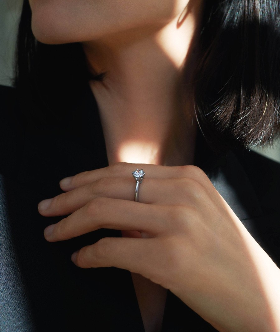 All Rings Mimoke | Lura Lab-Grown Diamond Solitaire Engagement Ring