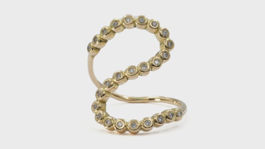 All Rings Maren | Lab-Grown Diamond Wave Ring