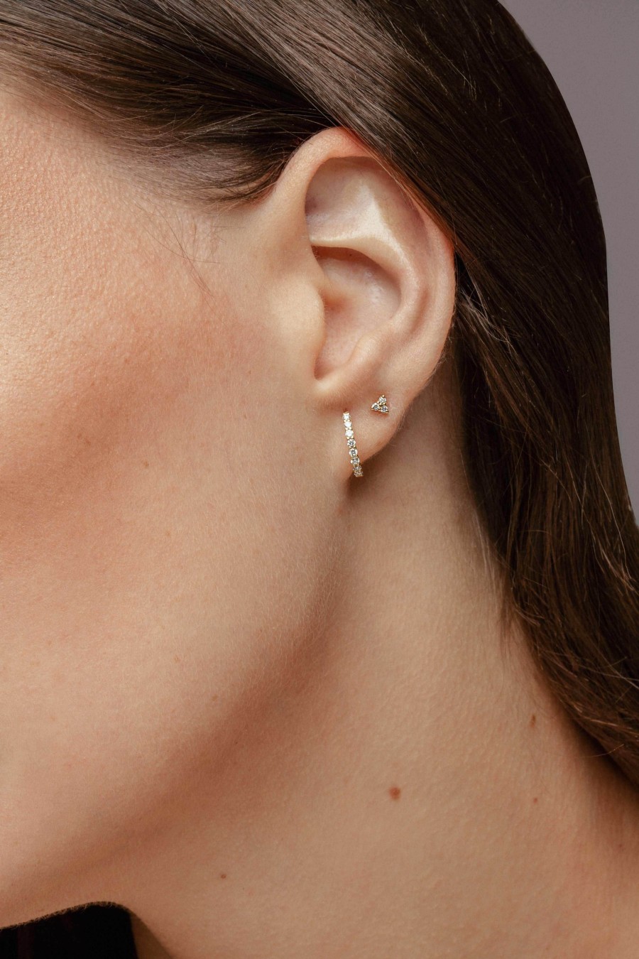 All Earrings Rêver | Lab-Grown Diamond Huggie Earrings