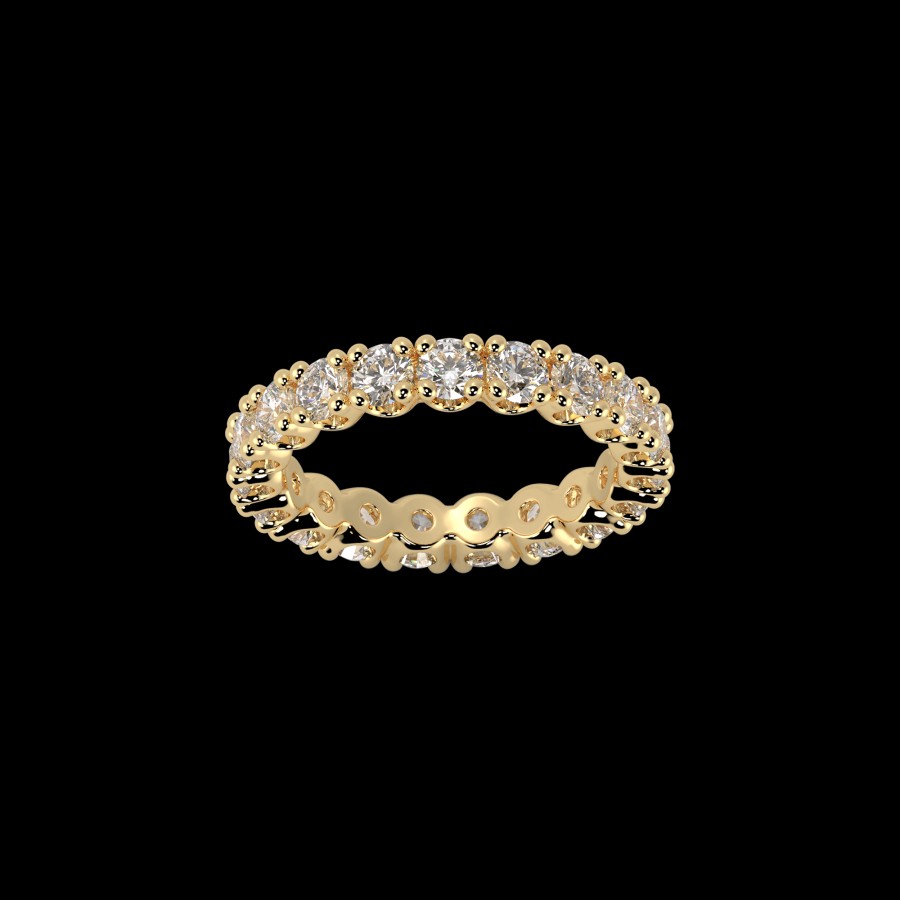 All Rings Rêver | 18K Recycled Gold Lab-Grown Diamond Eternity Ring