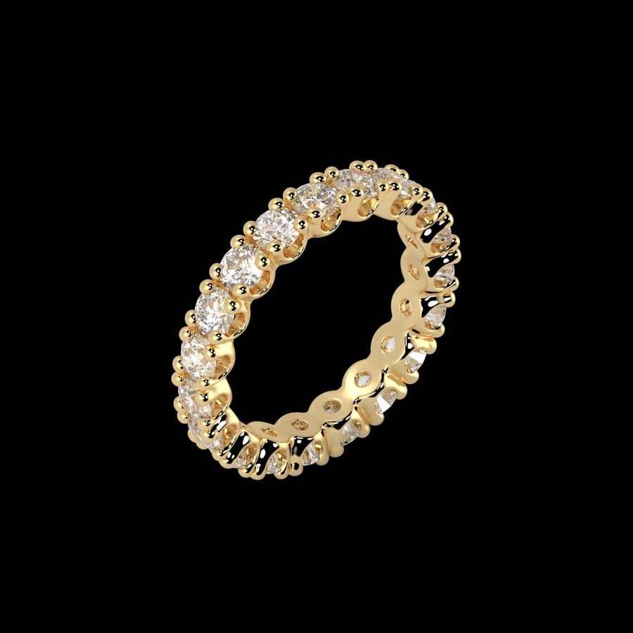 All Rings Rêver | 18K Recycled Gold Lab-Grown Diamond Eternity Ring