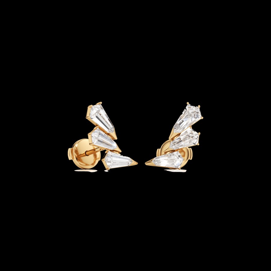 All Earrings Unsaid | Lab-Grown Diamond Phoenix Trio Earrings