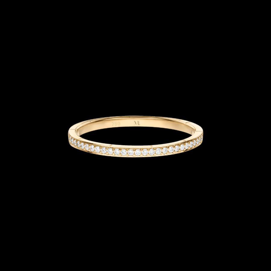 All Rings Maren | 18K Gold Lab-Grown Diamond Wilderness Eternity Ring