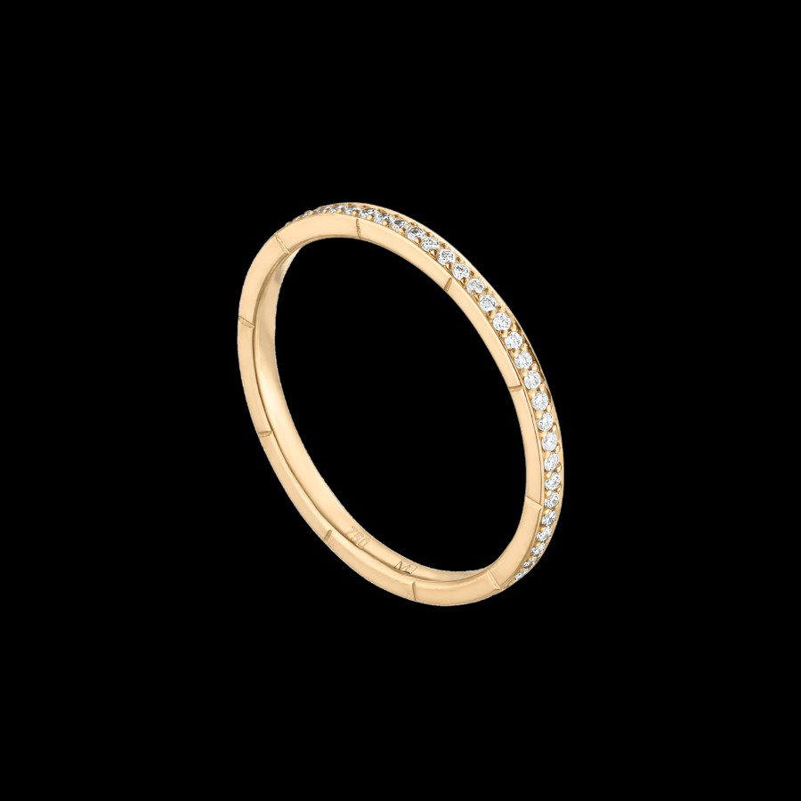 All Rings Maren | 18K Gold Lab-Grown Diamond Wilderness Eternity Ring