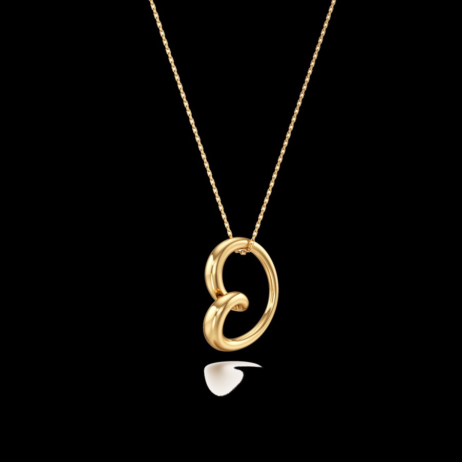 All Necklaces Unsaid | 18K Recycled Gold Pendant Heart Necklace