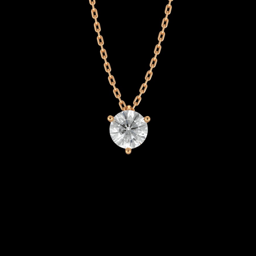 All Necklaces Loyal.e Paris | Pur.E Lab-Grown Diamond Solitaire Necklace