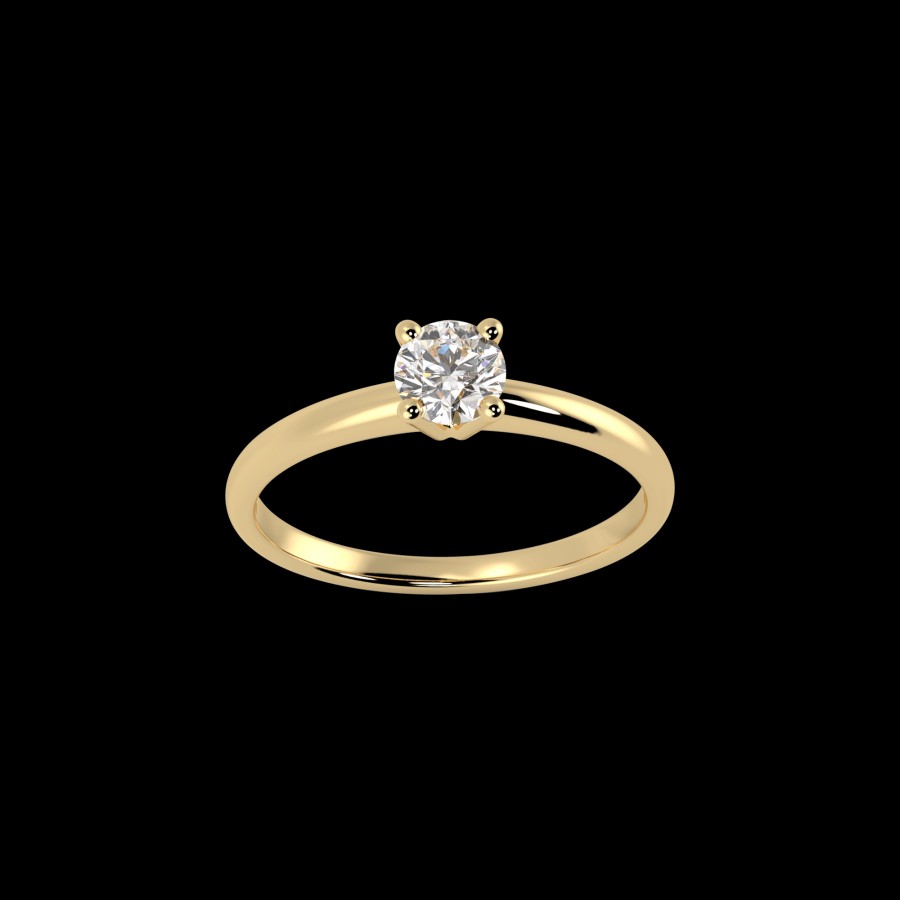 All Rings Rêver | 18K Recycled Gold Lab-Grown Diamond Solitaire Ring