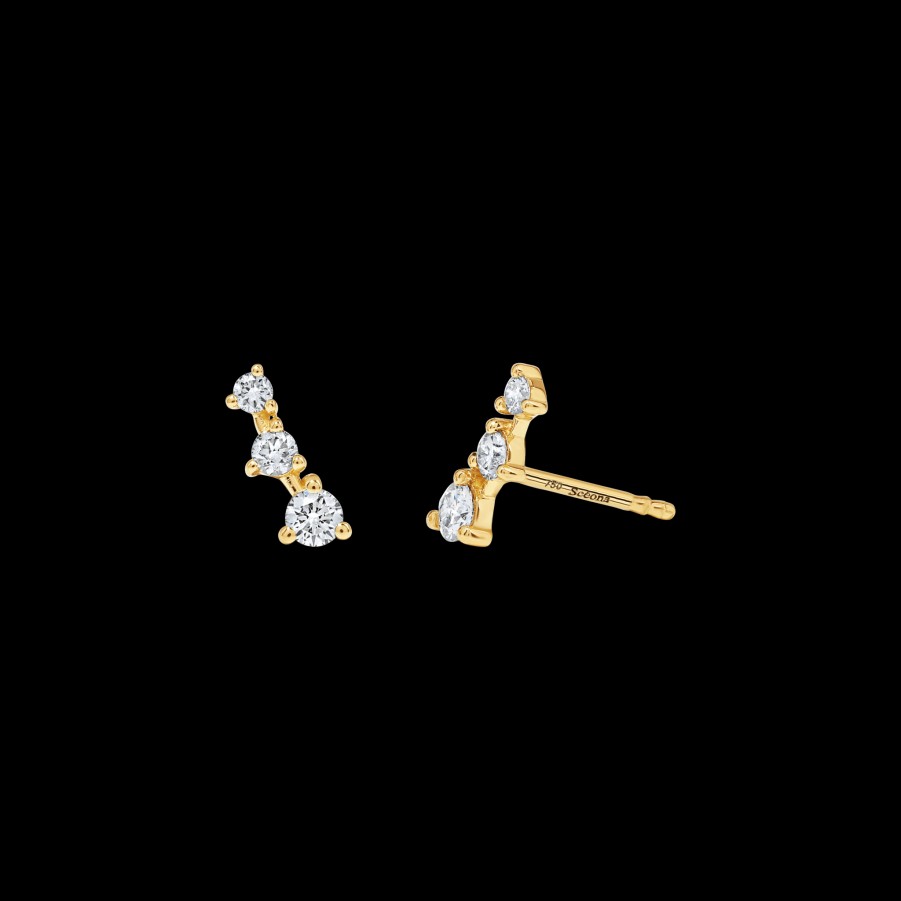 All Earrings Scéona | Karasuba 18K Gold Lab-Grown Diamond Ear Climbers