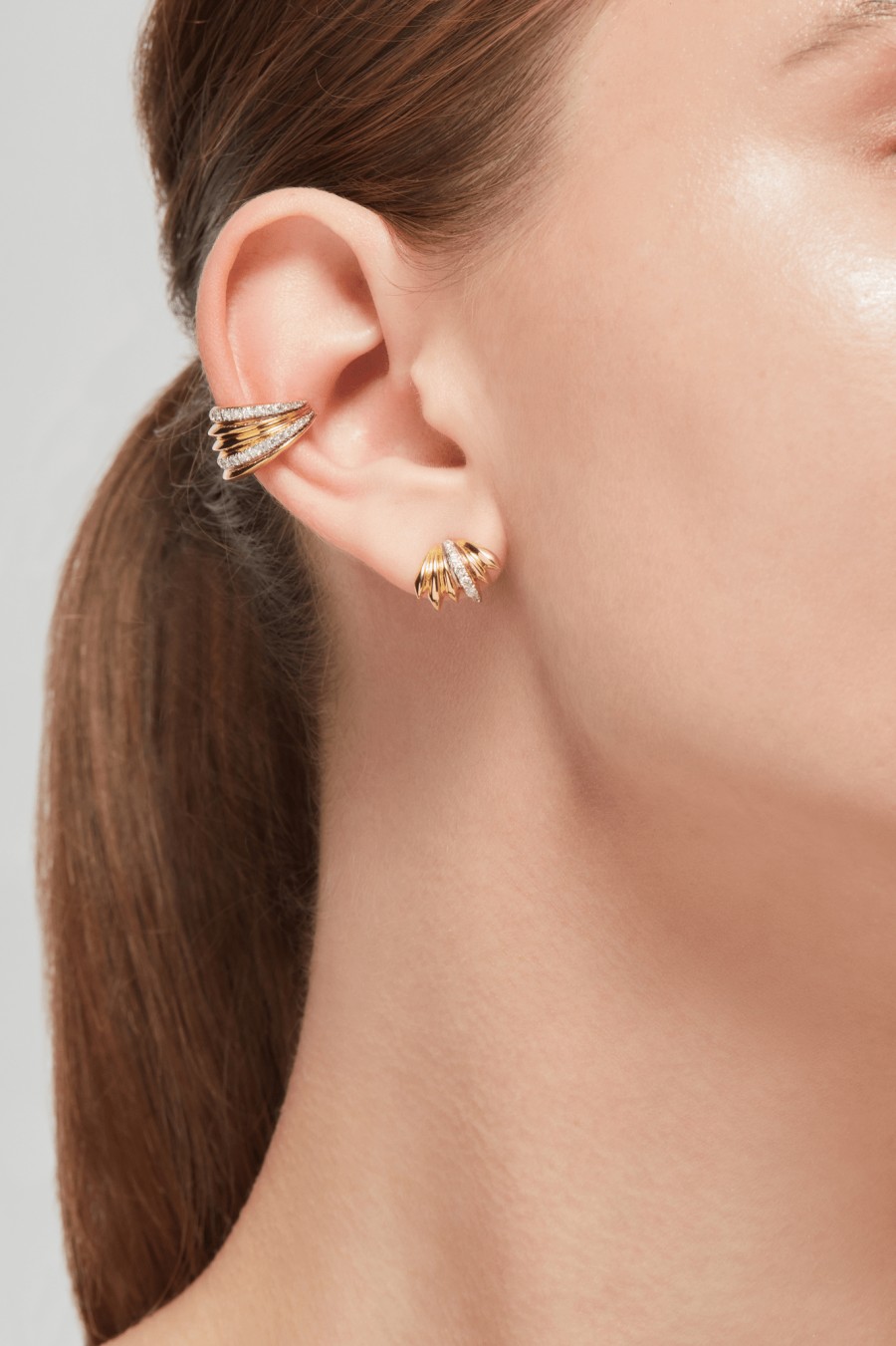 All Earrings Alondra | 18K Recycled Gold Vermeil Palm Conch Ear Cuff