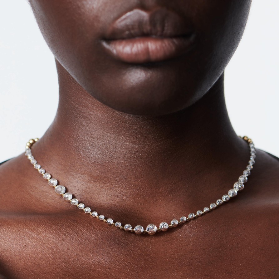 All Necklaces Unsaid | Lab-Grown Diamond Bubble Statement Necklace