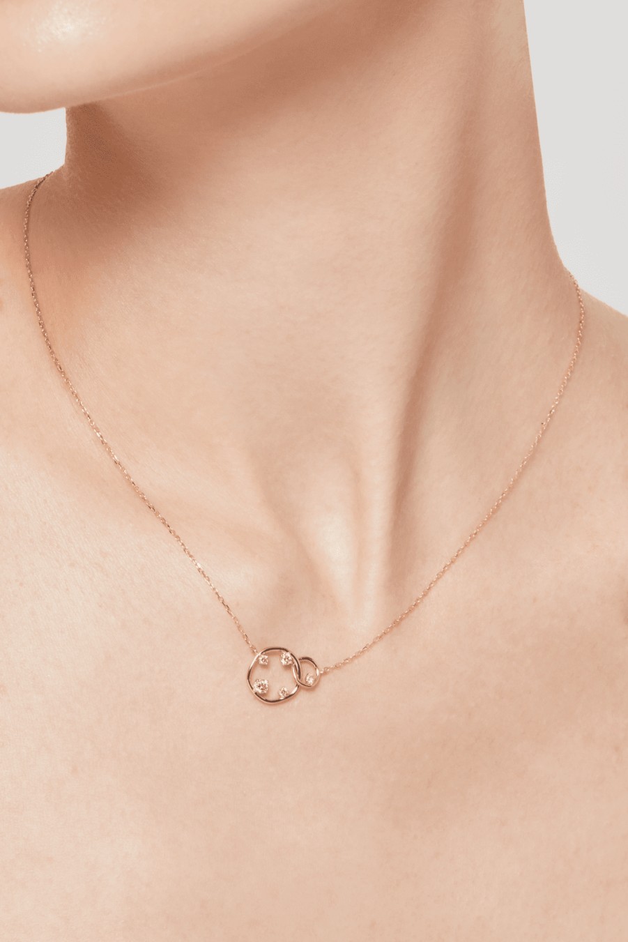 All Necklaces Hikari | Lab-Grown Pink Diamond Pendant Necklace