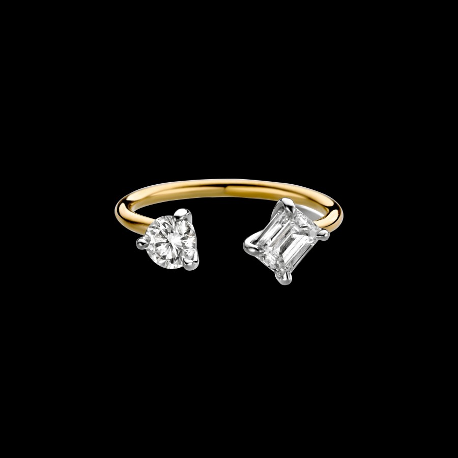 All Rings Nue | Gemini Lab-Grown Diamond Toi Et Moi Ring