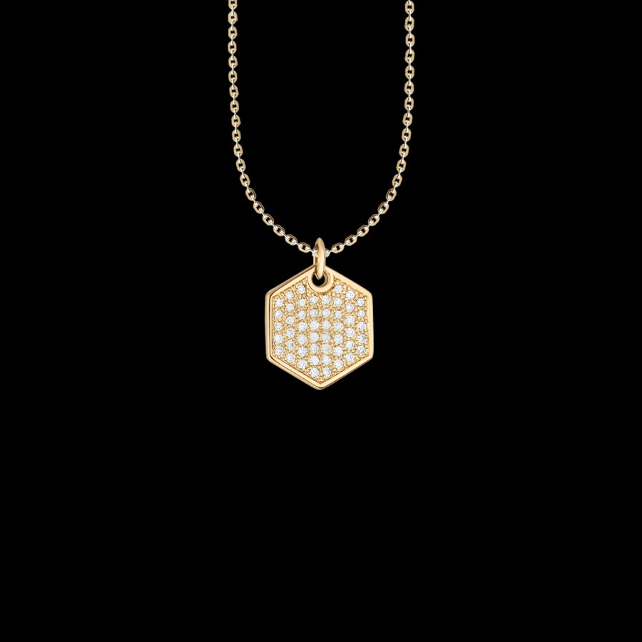 All Necklaces Maren | Sunray Lab-Grown Diamond Pendant Necklace