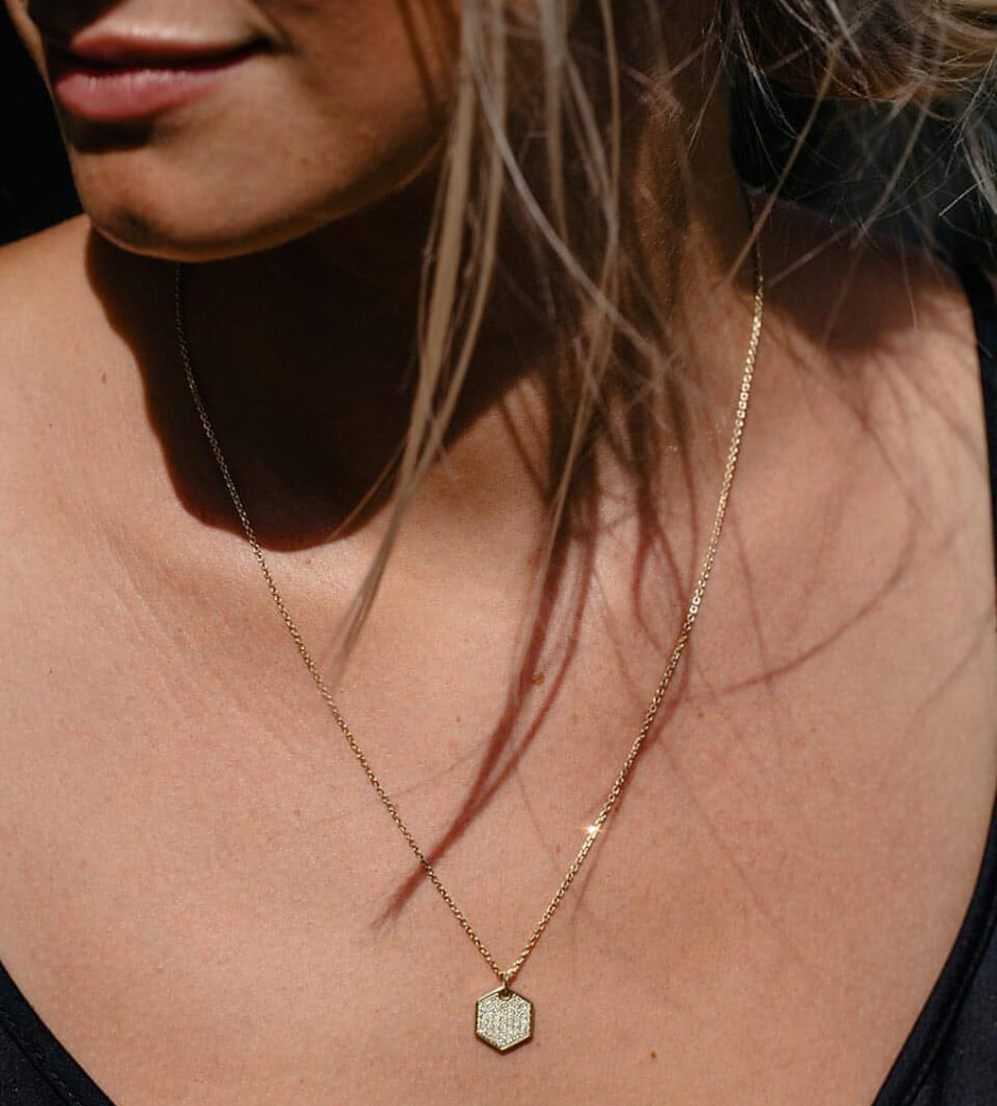 All Necklaces Maren | Sunray Lab-Grown Diamond Pendant Necklace