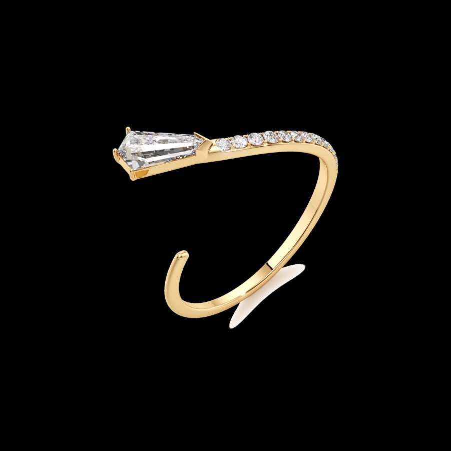 All Rings Unsaid | Lab-Grown Diamond Phoenix Twist Open Ring