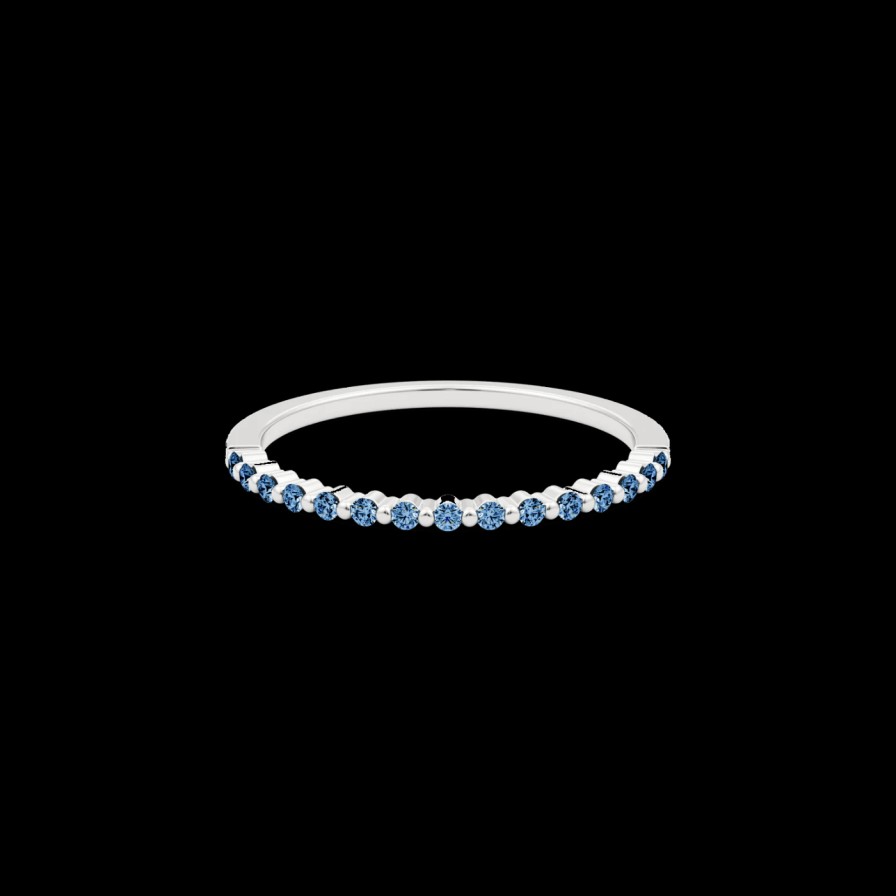 All Rings Mimoke | Basalto Lab-Grown Blue Diamond Ring