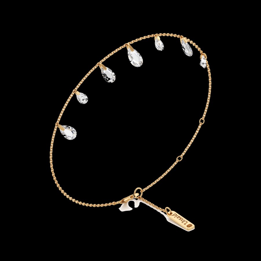 All Bracelets Unsaid | Lab-Grown Diamond Tear Charm Bracelet