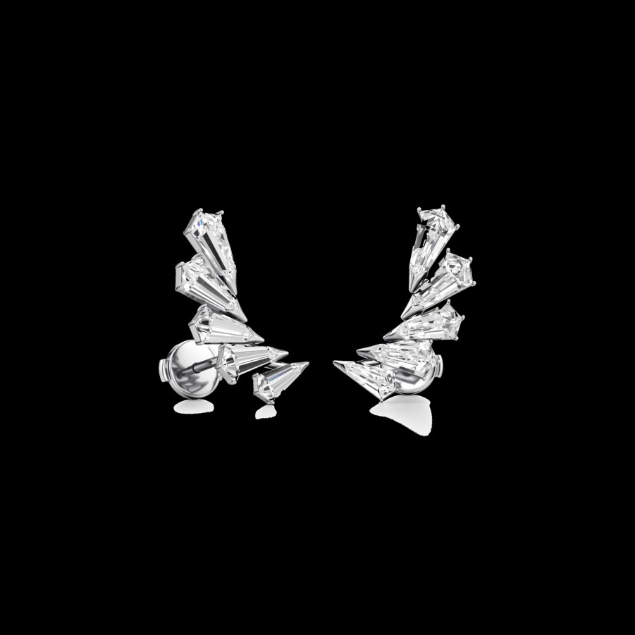 All Earrings Unsaid | Lab-Grown Diamond Phoenix Wing Petite Earrings