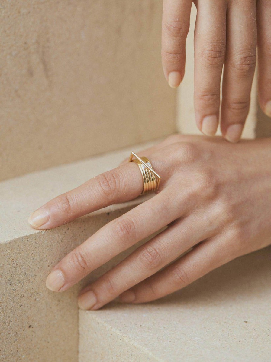 All Rings Terra | Baguette-Cut Lab-Grown Diamond Ring