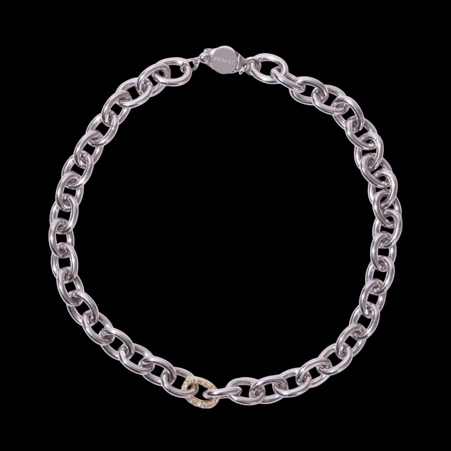 All Bracelets Prmal | Sterling Silver Cable Chain Bracelet