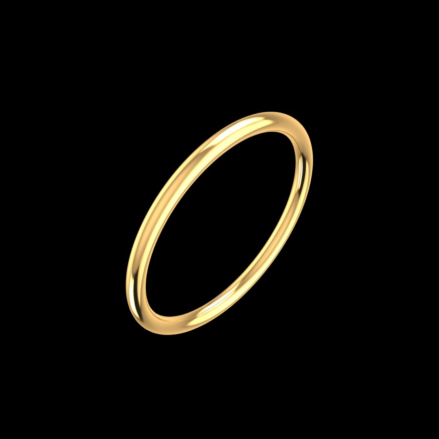 All Rings Rêver | 18K Recycled Gold Line Essential Band Ring