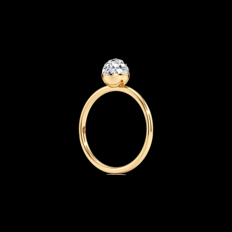 All Rings Unsaid | Lab-Grown Diamond Bubble Solitaire Ring