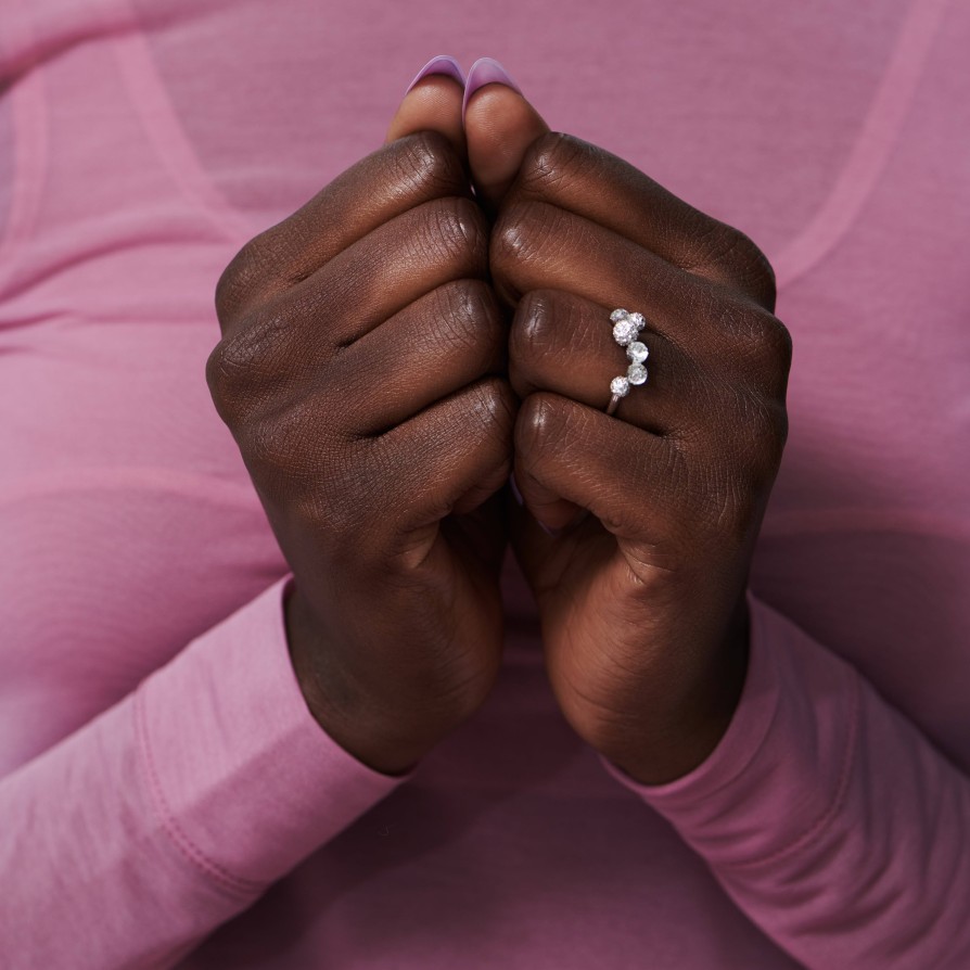 All Rings Unsaid | Lab-Grown Diamond Bubble Swirl Ring