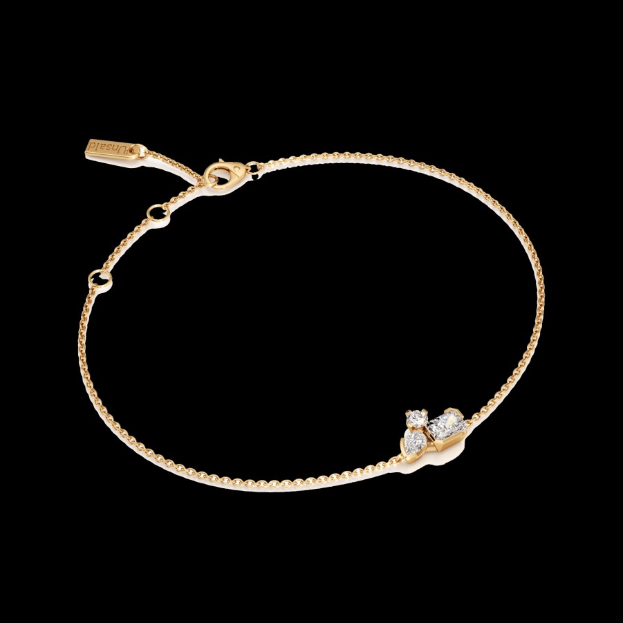 All Bracelets Unsaid | Meta Lab-Grown Diamond Three Stone Bracelet