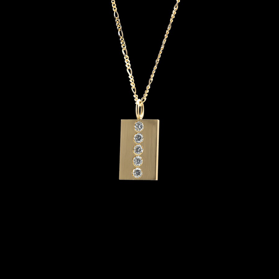 All Necklaces Nue | Lab-Grown Diamond Name Pendent Necklace