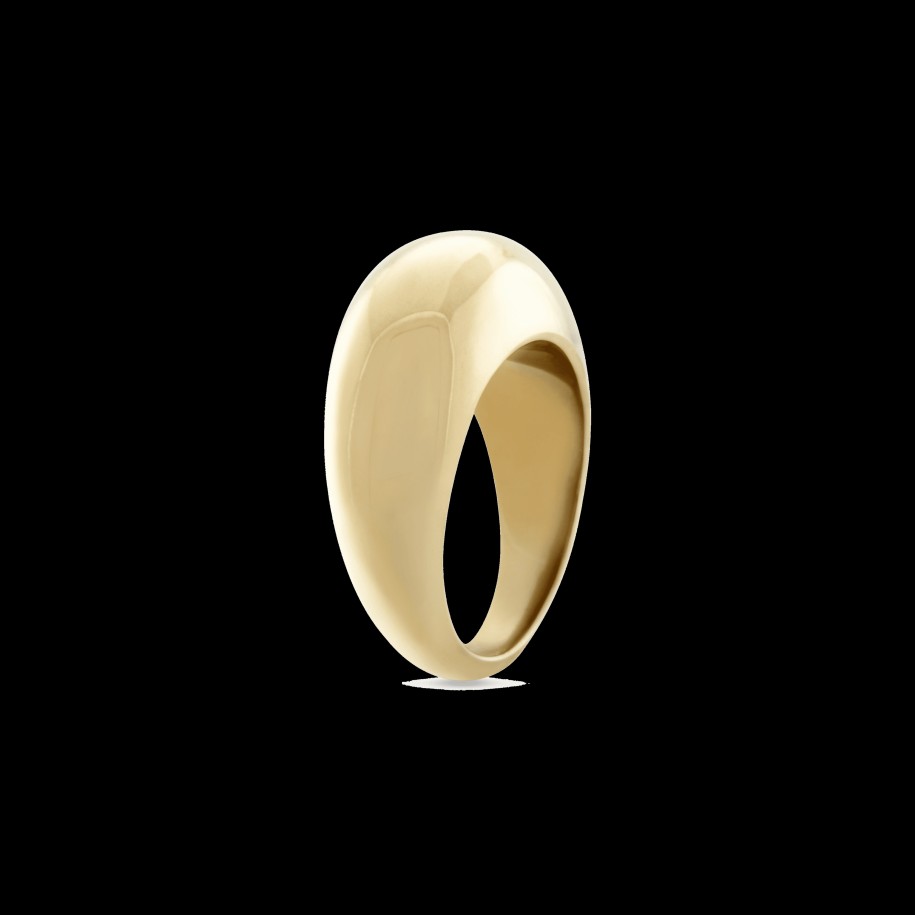 All Rings Monarc | Gold Vermeil Courbure Ring