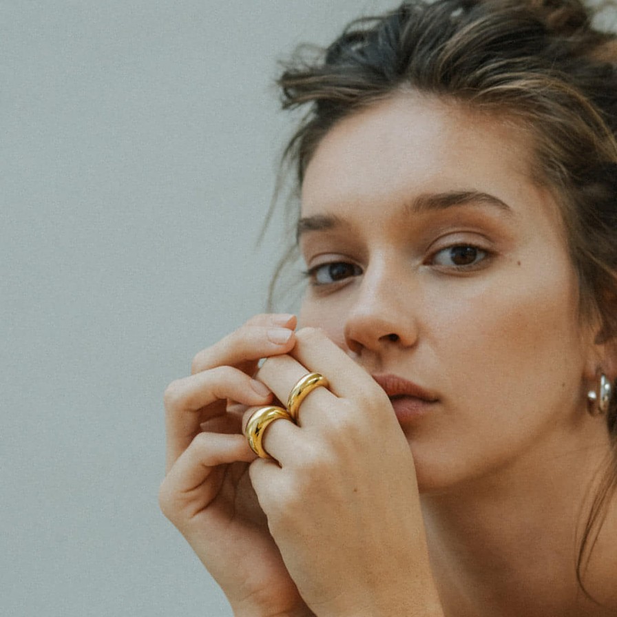 All Rings Monarc | Gold Vermeil Courbure Ring