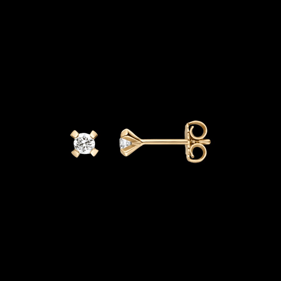 All Earrings Maren | Remind 18K Gold Lab-Grown Diamond Stud Earrings