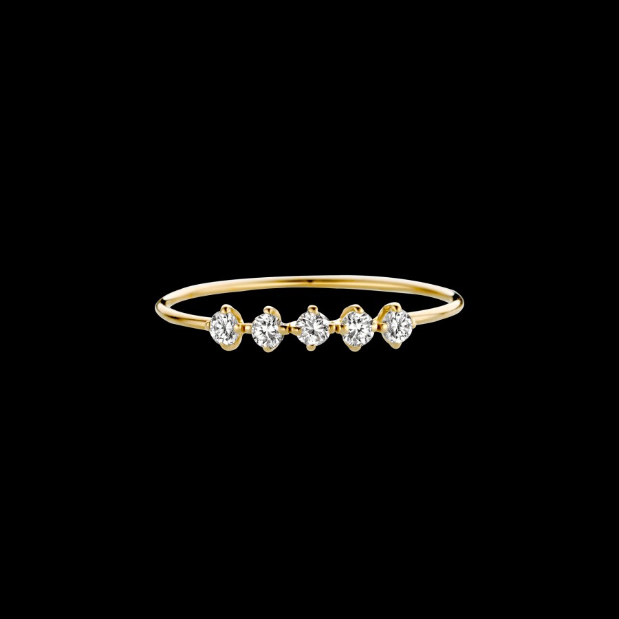 All Rings Nue | Solar Flare Five Stone Diamond Ring