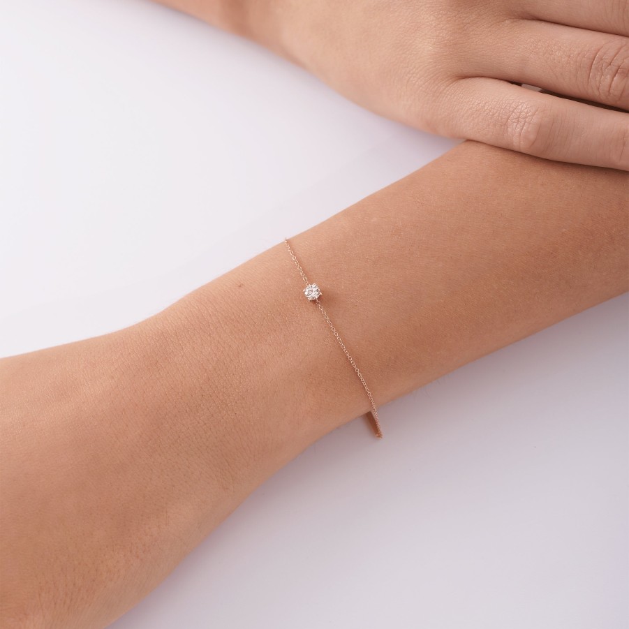 All Bracelets Project III - Elements | Luna Lab-Grown Diamond Solitaire Bracelet