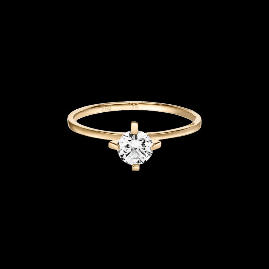 All Rings Maren | Remind 18K Gold Lab-Grown Diamond Solitaire Ring