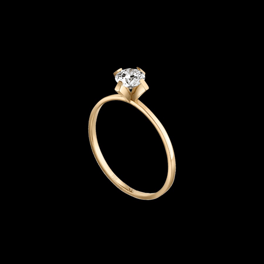 All Rings Maren | Remind 18K Gold Lab-Grown Diamond Solitaire Ring