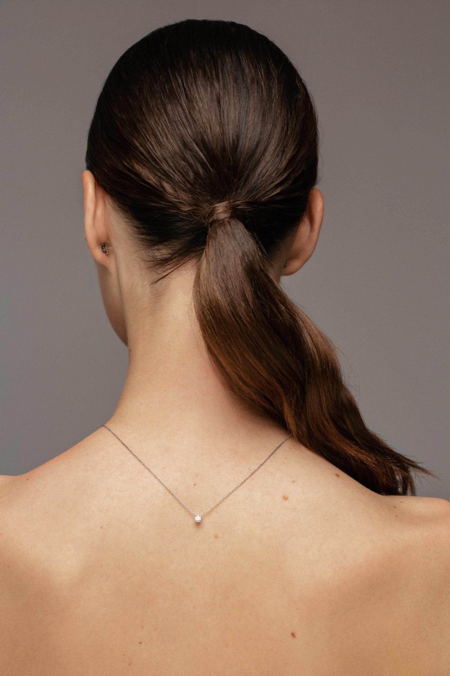 All Necklaces Rêver | 18K Gold Lab-Grown Diamond Solitaire Necklace