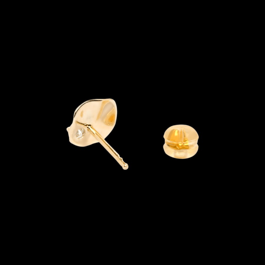 All Earrings Scéona | Salouen 18K Gold Lab-Grown Diamond Stud Earrings