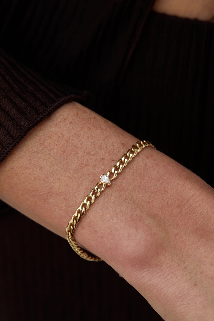 All Bracelets Matilde | Chuva 14K Chunky Gold Bracelet