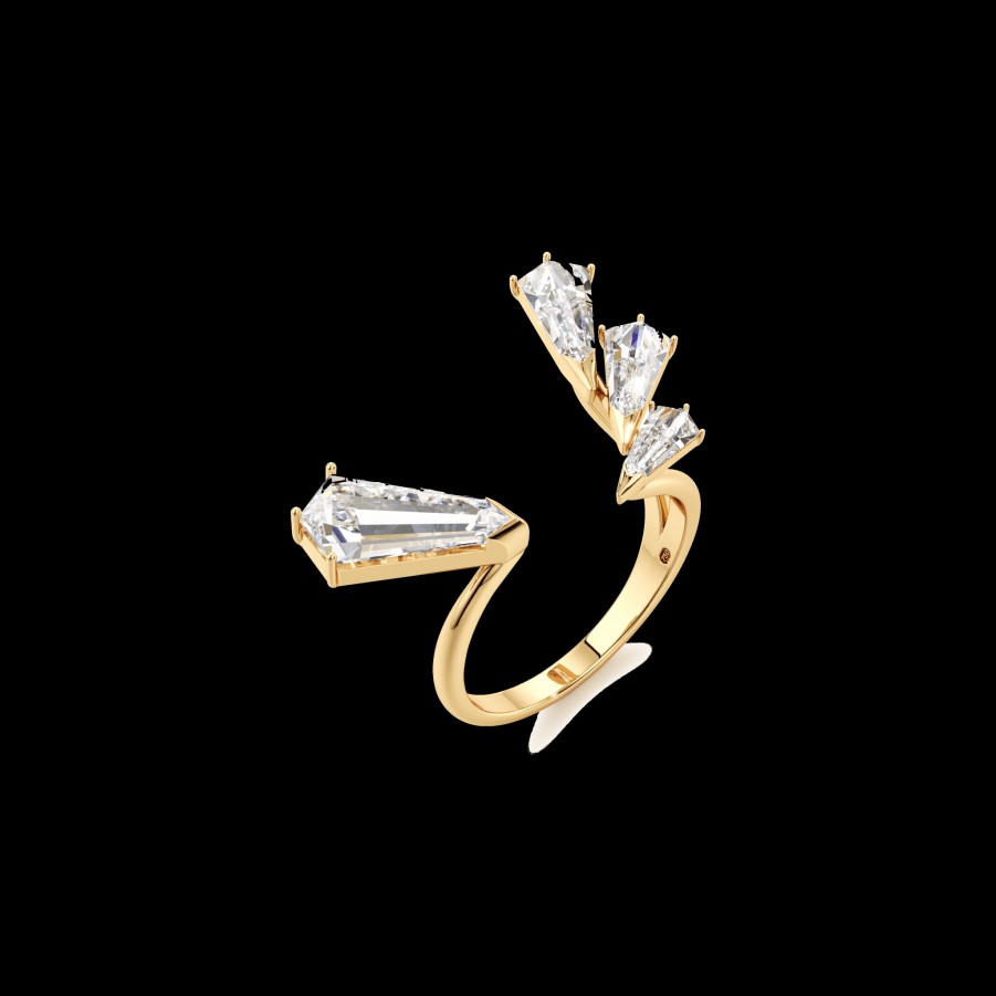 All Rings Unsaid | Lab-Grown Diamond Phoenix Open Statement Ring