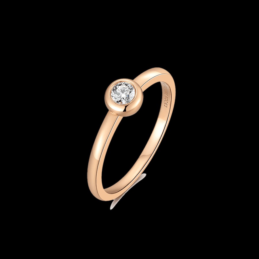 All Rings Project V - The Point | Lab-Grown Diamond Solitaire Bezel Ring