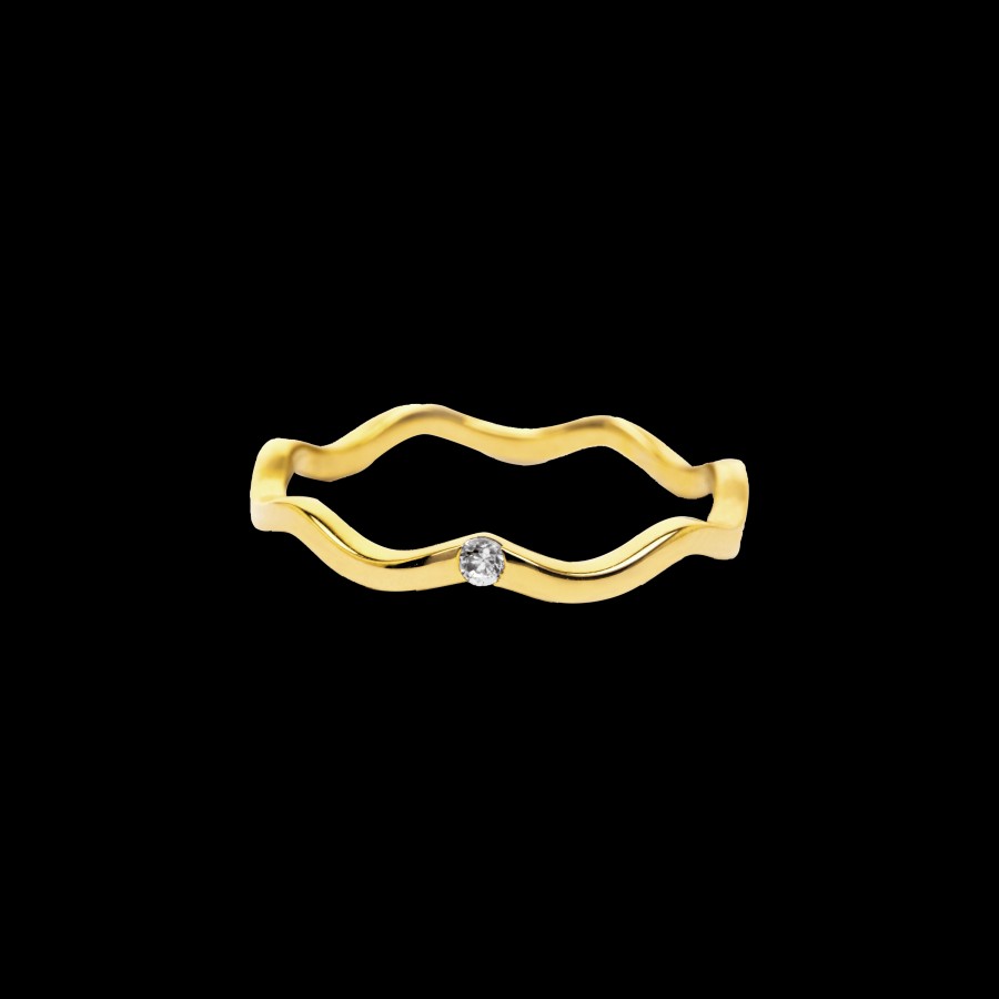 All Rings Scéona | Anadyr 18K Recycled Gold Wave Band