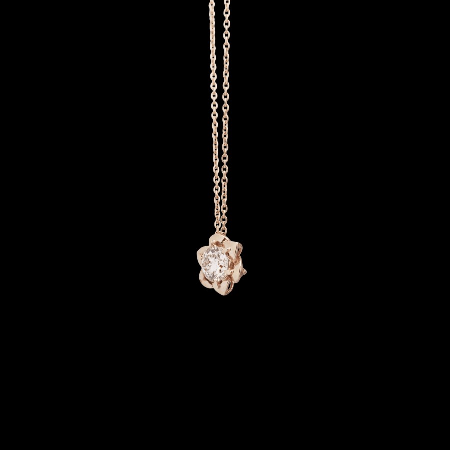 All Necklaces Hikari | Lab-Grown Diamond Solitaire Pendant Necklace