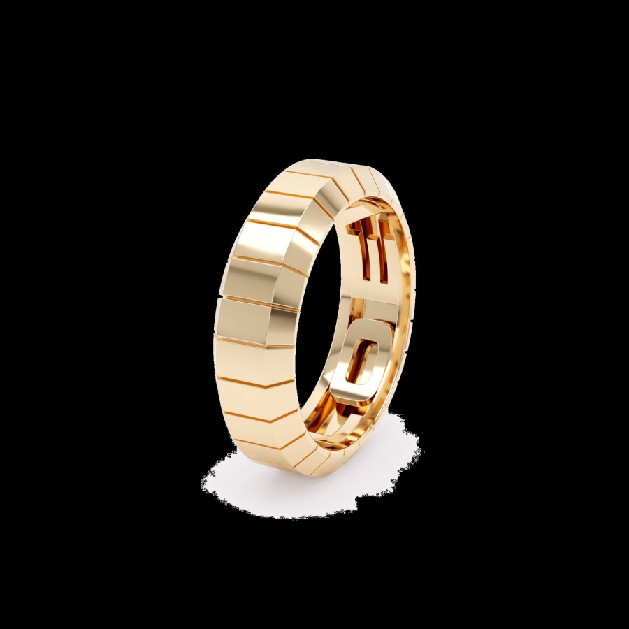 All Rings Loev | Engraved Eternity Gold Ring