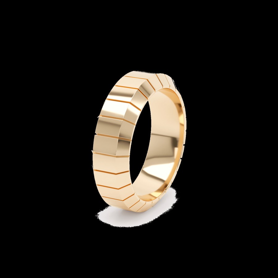 All Rings Loev | Engraved Eternity Gold Ring