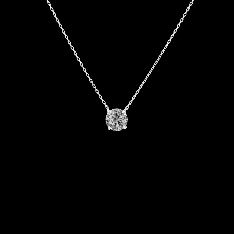 All Necklaces Prmal | Lab-Grown Diamond Solitaire Necklace