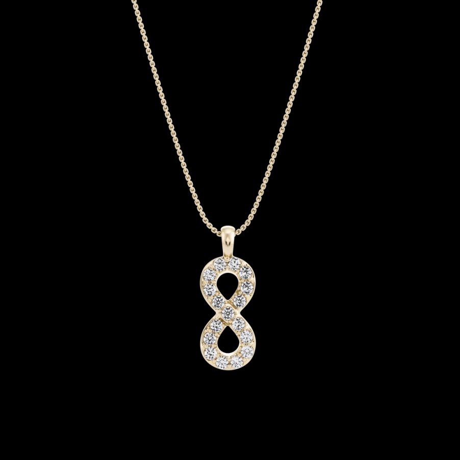 All Necklaces Mimoke | Lab-Grown Diamond Infinity Necklace